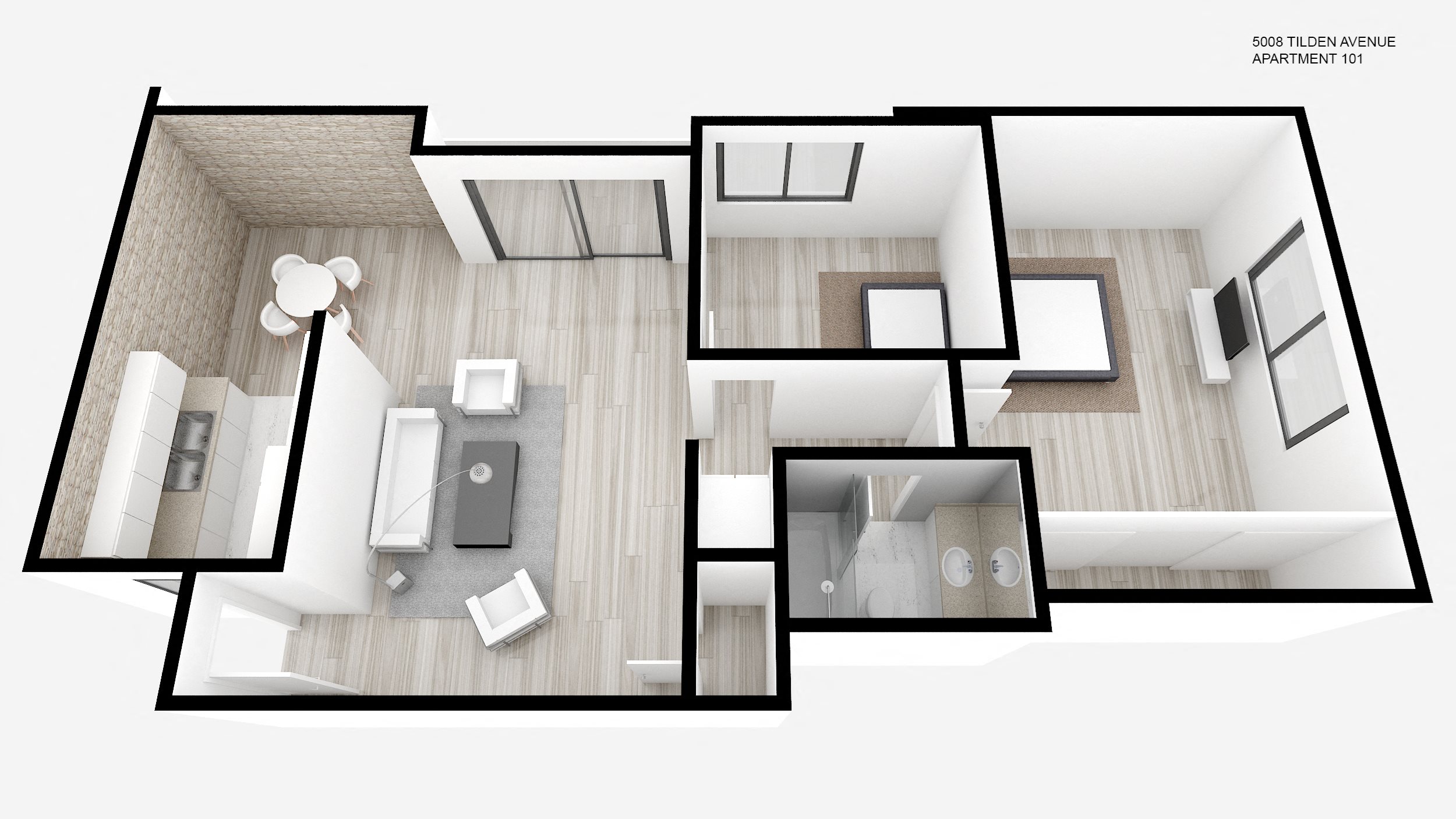 One Bed + One Bath w/ Den